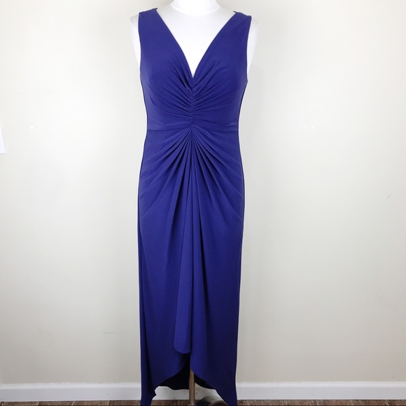 Adrianna Papell Dresses & Skirts - Adrianna Papell Navy Formal Gown Maxi Dress 6P